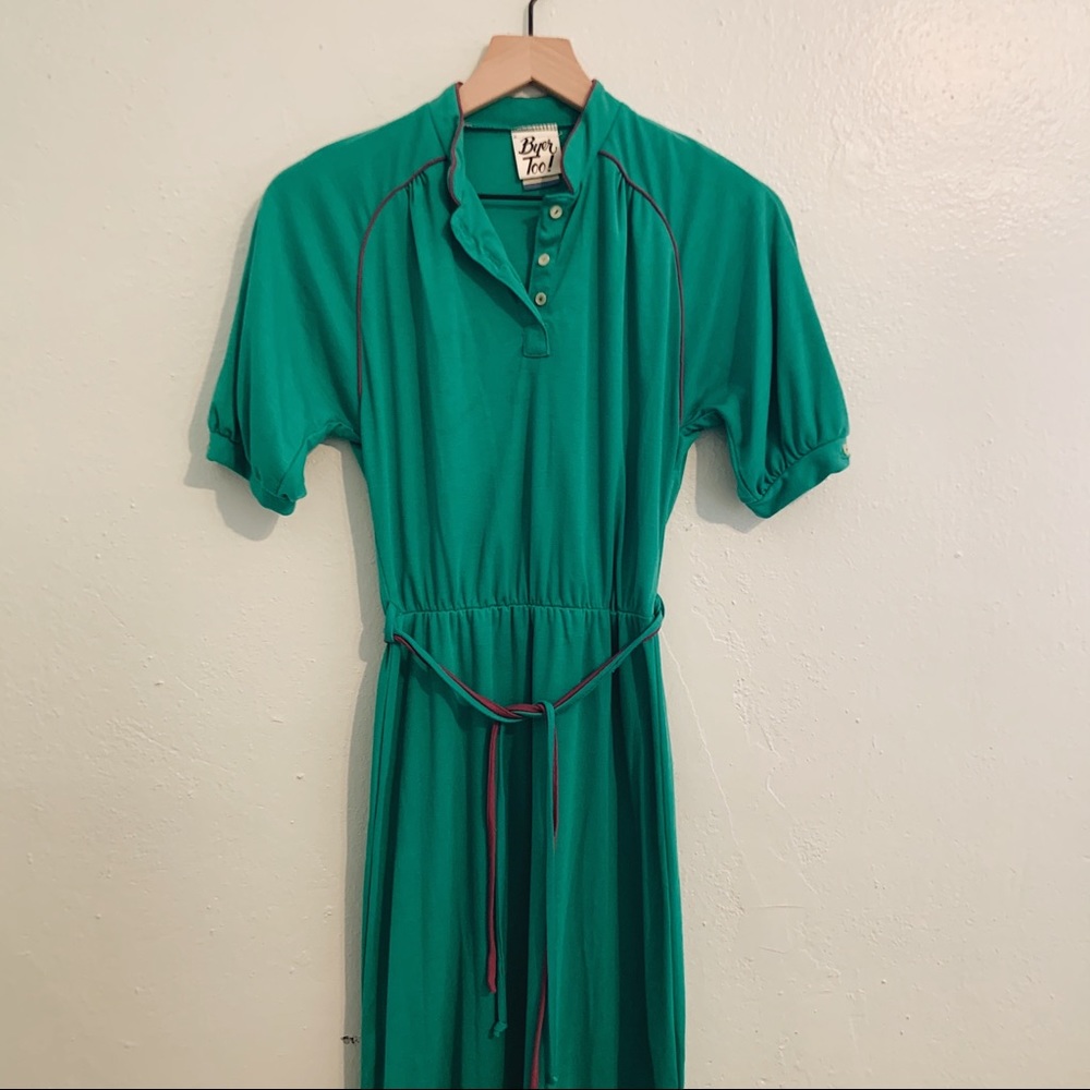 Vintage Buyer Too Midi Dress Green